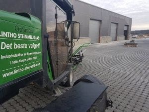 Permeable dekker på Svinesund Transportsenter bilde