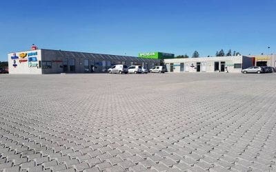 Permeable dekker på Svinesund Transportsenter