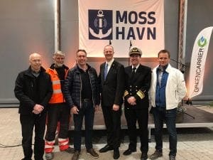 Storslagen åpning av Moss Havn Dryport i dag! bilde