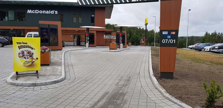 McDonalds ved Svinesund Transportsenter