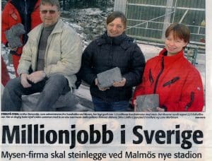 30 ÅR MED MASKINELL STEINLEGGING 15.04.21 bilde
